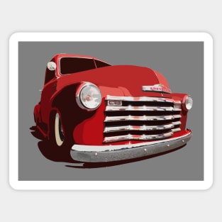 Chevy 3100 Pickup 1 - stylized color Magnet